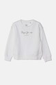Детская хлопковая кофта Pepe Jeans хлопок белый PG581317