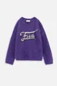 Дитячий светр Coccodrillo фіолетовий
