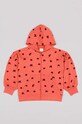 zippy bluza bawełniana dziecięca z kapturem różowy 3105585101