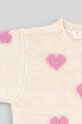 Dziewczynka zippy sweter dziecięcy 3105621401 beżowy