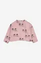 Bobo Choses bluza bawełniana dziecięca różowy