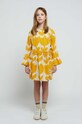 Bobo Choses bluza de bumbac pentru copii flori alb 223AC088