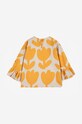 Fete Bobo Choses bluza de bumbac pentru copii 223AC088 alb