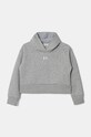 Under Armour bluza copii UA Rival Fleece Crop imprimeu gri 1379517