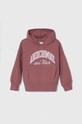 Abercrombie & Fitch felpa per bambini con rosa KI252.3127