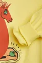 żółty Mini Rodini bluza bawełniana dziecięca