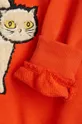 πορτοκαλί Παιδική βαμβακερή μπλούζα Mini Rodini