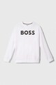 BOSS bluza dziecięca pozostałe biały J25Q16.162.174