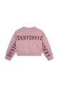 Детская хлопковая кофта Dkny D35T00.114.150 фиолетовой AW23