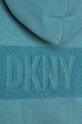 Детски памучен суичър Dkny тюркоазен D55001.114.150