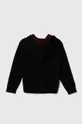 Otroški pulover HUGO črna
