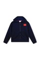HUGO bluza bawełniana dziecięca z kapturem granatowy G25161.162.174