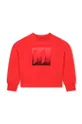 Otroški pulover Karl Lagerfeld rdeča