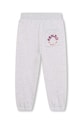 Kenzo Kids spodnie bawełniane dziecięce K24332.114.150 szary AW23