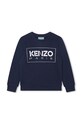 Παιδική βαμβακερή μπλούζα Kenzo Kids χωρίς κουκούλα μπλε K25839.114.150