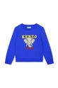 mornarsko modra Otroški bombažen pulover Kenzo Kids Otroški