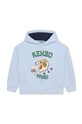 Dječja dukserica Kenzo Kids s kapuljačom plava K25852.86.108