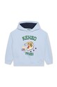 Παιδική μπλούζα Kenzo Kids με κουκούλα μπλε K25852.114.150