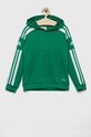 Детская кофта adidas Performance с капюшоном зелёный GP6432
