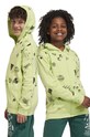 adidas bluza dziecięca J BLUV Q3 FZHD wzorzyste zielony IA1556