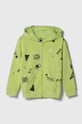 adidas bluza dziecięca J BLUV Q3 FZHD IA1556 zielony AW23