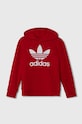 adidas Originals bluza dziecięca TREFOIL IJ7201 czerwony AW23
