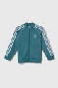 adidas Originals bluza dziecięca turkusowy