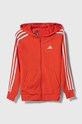 adidas bluza dziecięca pozostałe czerwony IK3113