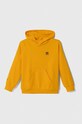 Дитяча кофта adidas Originals з капюшоном помаранчевий II0845