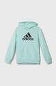 adidas bluza dziecięca IJ6278 turkusowy AW23