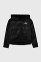 Детская кофта adidas JG BLUV Q4 HD узор чёрный IA1551