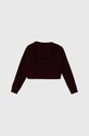 Дитяча кофта adidas Originals IN4745 бордо AW23