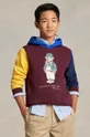μπορντό Παιδική βαμβακερή μπλούζα Polo Ralph Lauren Παιδικά