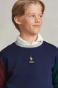 granatowy Polo Ralph Lauren bluza dziecięca