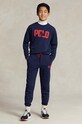 Polo Ralph Lauren felpa per bambini blu navy 323919519001