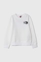 The North Face hanorac de bumbac pentru copii GRAPHIC CREW 2 print alb NF0A854S
