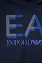 Chlapec Detská bavlnená mikina EA7 Emporio Armani 6RBM64.BJ05Z tmavomodrá
