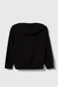Παιδική βαμβακερή μπλούζα EA7 Emporio Armani μαύρο