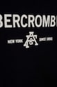 Detská mikina Abercrombie & Fitch čierna KI222.3057