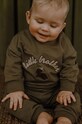 That's mine bluza niemowlęca 005073 Finley Little Brother Sweatshirt aplikacja brązowy 005073