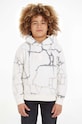 Calvin Klein Jeans bluza dziecięca wzorzyste biały IB0IB01851.9BYX