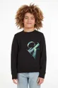 μαύρο Παιδική μπλούζα Calvin Klein Jeans Παιδικά