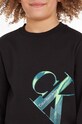 Detská mikina Calvin Klein Jeans IB0IB01854.9BYX čierna