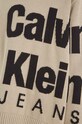 Calvin Klein Jeans sweter bawełniany dziecięcy beżowy IB0IB01874.9BYX