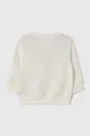 Βαμβακερή μπλούζα μωρού United Colors of Benetton λευκό