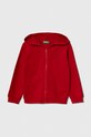 United Colors of Benetton bluza dziecięca z kapturem czerwony 3GNSG5021.P.SEASONAL