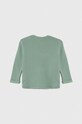 United Colors of Benetton bluza bawełniana niemowlęca 3J70A1036.W.SEASONAL zielony AW23