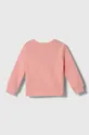 United Colors of Benetton gyerek melegítőfelső pamutból rózsaszín