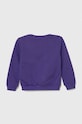 United Colors of Benetton gyerek melegítőfelső pamutból 3J70G10A5.P.SEASONAL lila AW23