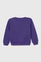 United Colors of Benetton bluza bawełniana dziecięca fioletowy